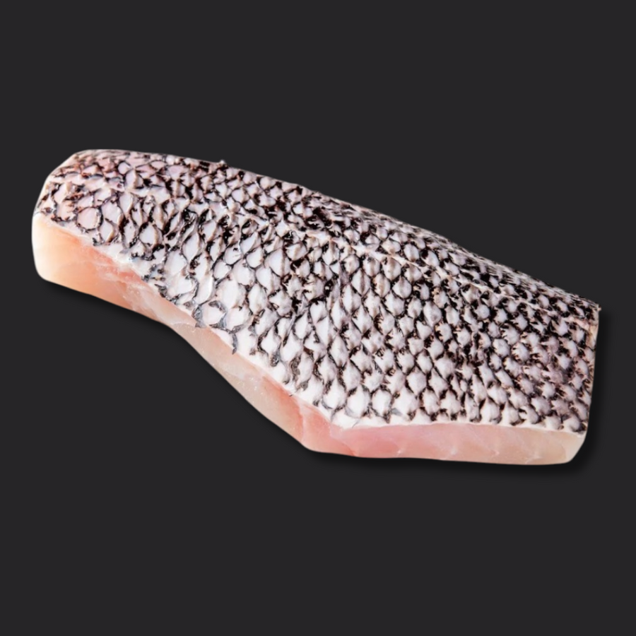 Frozen Black Seabass Fillets (Skin On)