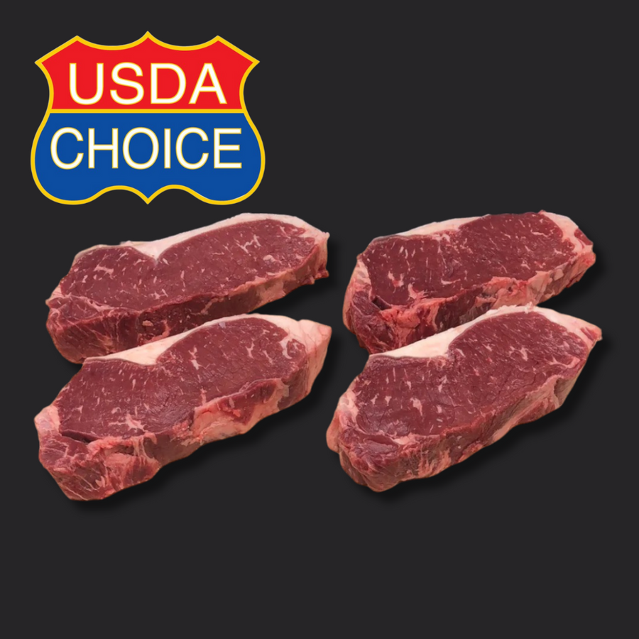 Frozen USDA Choice Striploin Steak